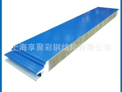 50mm巖棉金屬夾芯板隱釘橫向安裝JXB-QY-1000型