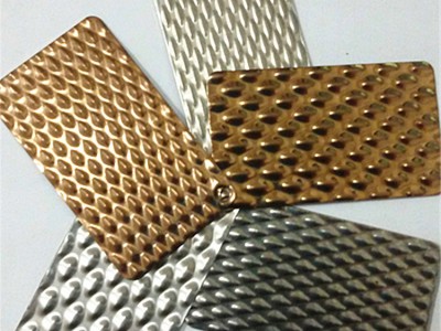 不銹鋼米?；y板 鏡面304不銹鋼防滑花紋板 201菱形壓花板