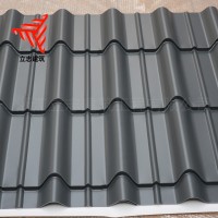 浙江壓型瓦 古建筑828型仿古瓦 0.7mm鋁鎂錳屋面金屬屋脊琉璃瓦