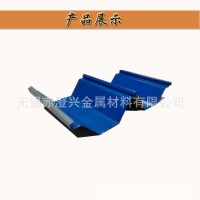 YX92-300-600型號 角馳屋面彩鋼瓦 直立鎖邊彩鋼板 聚酯氟碳噴漆