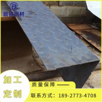 Q235B 佛山廠家鋼板 樓梯板防滑花紋鐵板 鍍鋅無花 平直中厚板