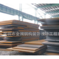 工字鋼型 H型字鋼構 各種類型鋼板開孔開料鋼板批發加工焊箱型鋼