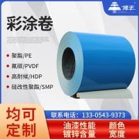定制彩鋼卷彩涂板鍍鋅卷多色彩鋼彩涂卷板分條覆膜開(kāi)平?jīng)_孔彩涂卷