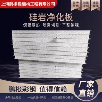 供應(yīng)硅巖凈化板巖棉彩鋼板保溫隔熱板材不銹鋼硅巖夾芯板硅巖板