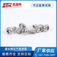 廠家供應不銹鋼螺絲螺釘緊固件非標盤頭內梅花槽螺栓平尾球面螺絲