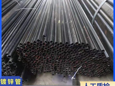 供應(yīng)60*60熱鍍鋅方管q235鍍鋅黑料方通建筑幕墻架子管矩形管