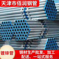 加工出口鍍鋅方管車絲鍍鋅管管箍管帽截尺涂油打包布倒角平頭加工