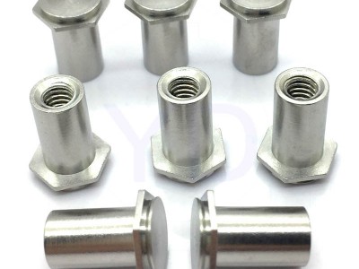 埋頭壓鉚螺柱 面板螺柱栽柱CSOS-M3壓鉚螺母柱鐵鍍鋅 不銹鋼螺柱