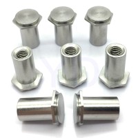 埋頭壓鉚螺柱 面板螺柱栽柱CSOS-M3壓鉚螺母柱鐵鍍鋅 不銹鋼螺柱