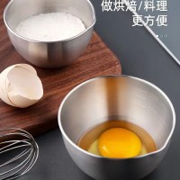 廠家新款304不銹鋼迷你刻度碗帶導(dǎo)流嘴醬料碗備料碗調(diào)料碗