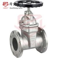 國重閥門 Z45X-16P不銹鋼軟密封暗桿閘閥304法蘭閘閥 水利閥