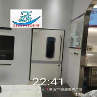 西式餐廳廚房自由門便利店白色刷卡門食品廠不銹鋼防撞門質(zhì)量穩(wěn)定