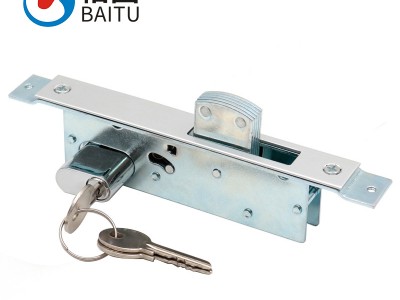 鋁合金趟門移門鎖恒軒廠家供應MICO米高鎖41054-ST單雙開插芯鎖頭