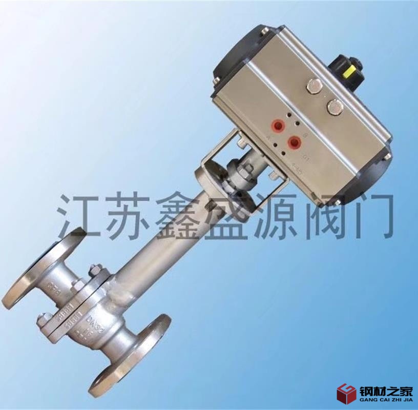 低溫常壓氣動法蘭球閥_看圖王