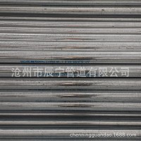 加工熱鍍鋅薄壁鋼管兩端NPT絲扣帶接箍管帽規格33.4-88.9mm
