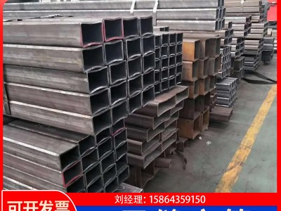 廠家直供冷拔無縫鋼管鐵路軌道用Q235B方矩管大口徑厚壁無縫方管
