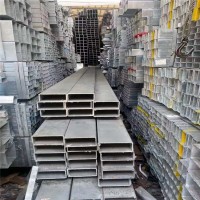 現貨供應q235b鍍鋅方管 熱鍍鋅方通 鍍鋅矩形管 規格齊全質優價廉