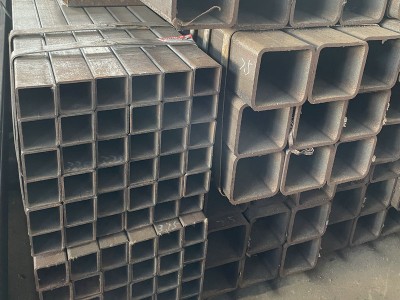 現貨黑色方管方通 q235b焊接方矩管鋼結構方管 建筑幕墻黑料方管