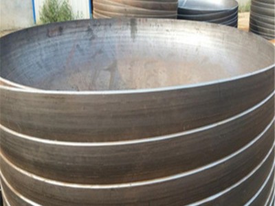 大口徑橢圓形平底封頭 非標碳鋼旋壓封頭 碳鋼國標封頭管帽廠家