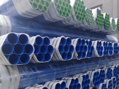 山東聊城涂塑鋼管供應dn50鋼塑復合管保溫管批發給排水用規 格全