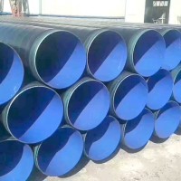 大口徑3pe防腐鋼管地埋排水螺旋鋼管復合防腐涂塑管道聚氨 酯保溫