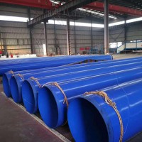 環(huán)氧煤瀝青防腐鋼管DN200大口徑三油兩布污水處理環(huán)氧防腐鋼管
