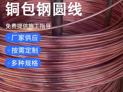 銅包鋼圓線 鍍銅圓線 銅覆鋼圓線 銅包鋼圓鋼大現貨銷售