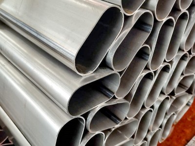 光亮橢圓管建筑家具扶手平橢圓管Q235B鍍鋅橢圓管鴨蛋形可折彎