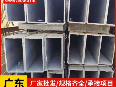 黑料方管現貨小口徑Q235B鍍鋅矩形管 方管方通管黑料方管現貨批發
