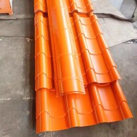 仿古鋁瓦 古建鋁合金板瓦 鐵青灰磚紅色仿古鋁瓦 屋面瓦