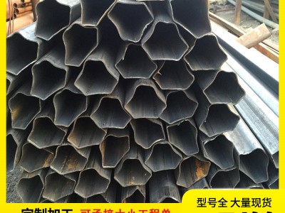 凸形管T25鍍鋅 Q235雙凸形鐵管廠家現(xiàn)貨薄壁凸形異型管