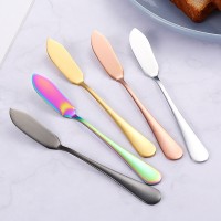 1010不銹鋼牛油刀面包奶油涂抹刀家用加厚西餐奶酪果醬黃油刀跨境