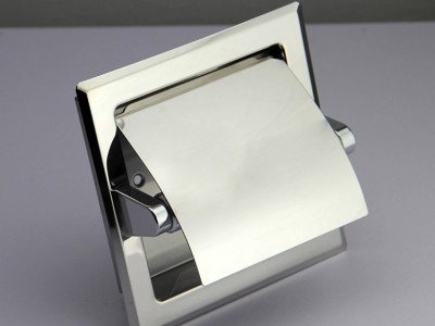 晟悅直銷 方形入墻304不銹鋼紙巾架暗裝衛生間廁所卷紙架紙巾盒