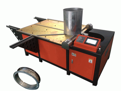 可定制不銹鋼風閥翻邊機 風機翻邊機卷邊機 全自動圓桶翻邊機