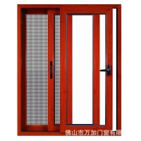 【外貿出口】鋁合金型材推拉窗 高端斷橋推拉窗 不銹鋼紗窗