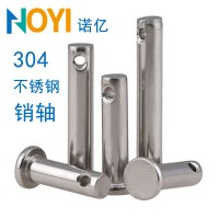 產(chǎn)地貨源304不銹鋼銷(xiāo)軸平頭帶孔銷(xiāo)釘M14 M16 M20圓柱銷(xiāo)軸定位銷(xiāo)釘