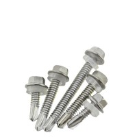 工廠直供不銹鋼燕尾螺絲 鉆尾釘鋼結構彩鋼瓦自鉆鐵皮自攻自鉆絲