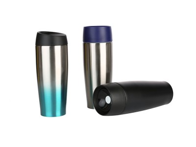 按鍵蓋真空杯大容量雙層咖啡杯不銹鋼保溫汽車杯杯廠家批發杯子