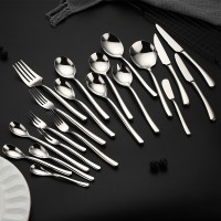 廠家批發月光刀叉勺不銹鋼餐具西餐餐具套裝牛排刀叉湯勺可logo